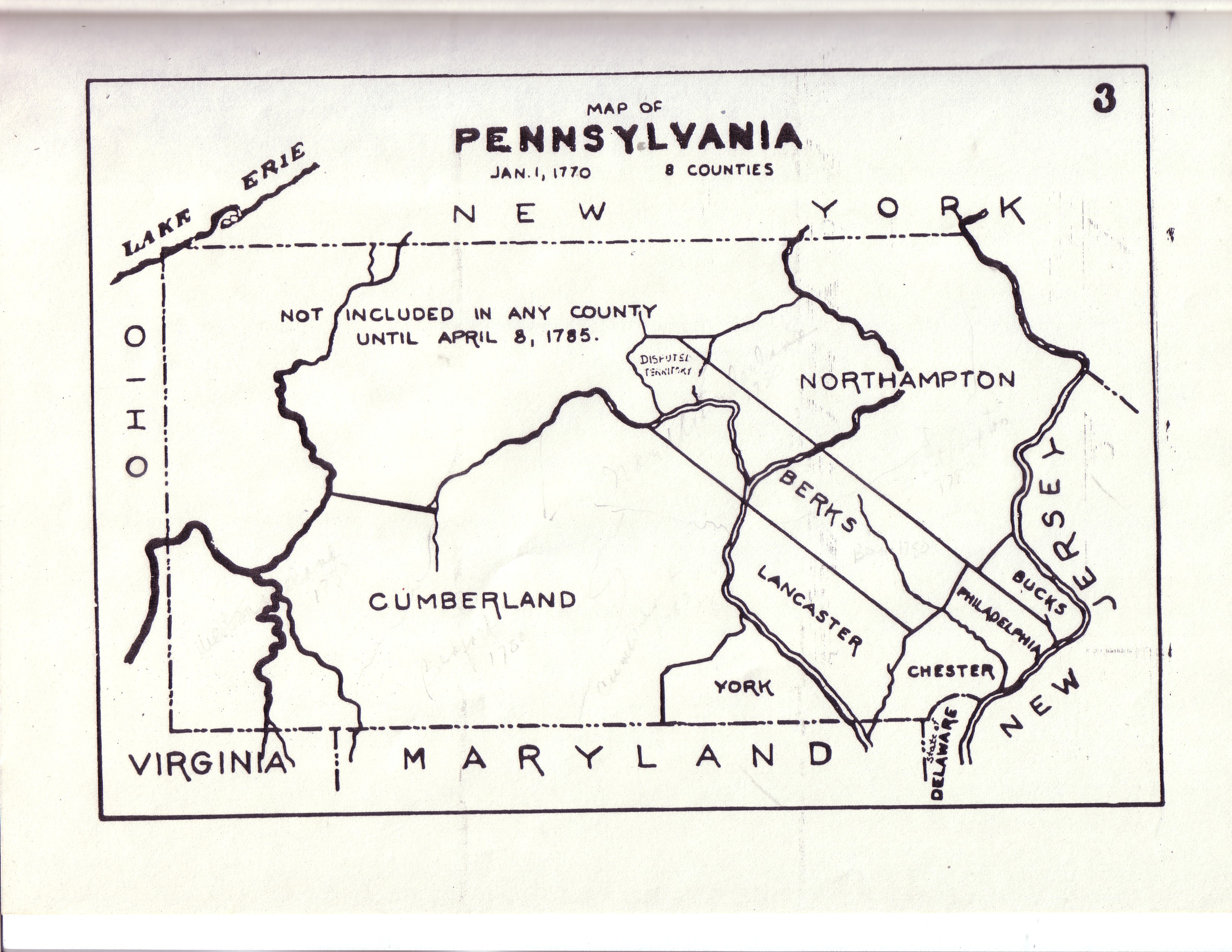 Pennsylvania Counties Historical Maps