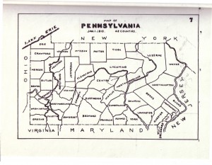 Civil War Blog » Historical County Maps of Pennsylvania